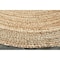 Homeroots 7 ft. Natural Toned Oval Shaped Area Rug 395174 - alternate 7